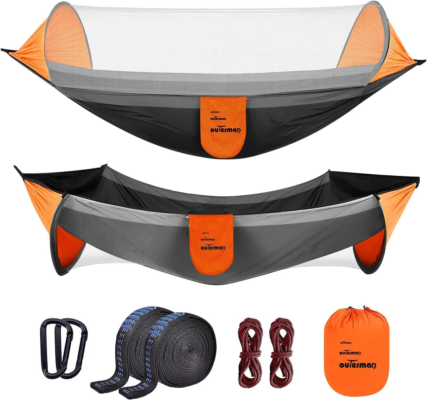 Doppel-Hängematte mit Moskitonetz